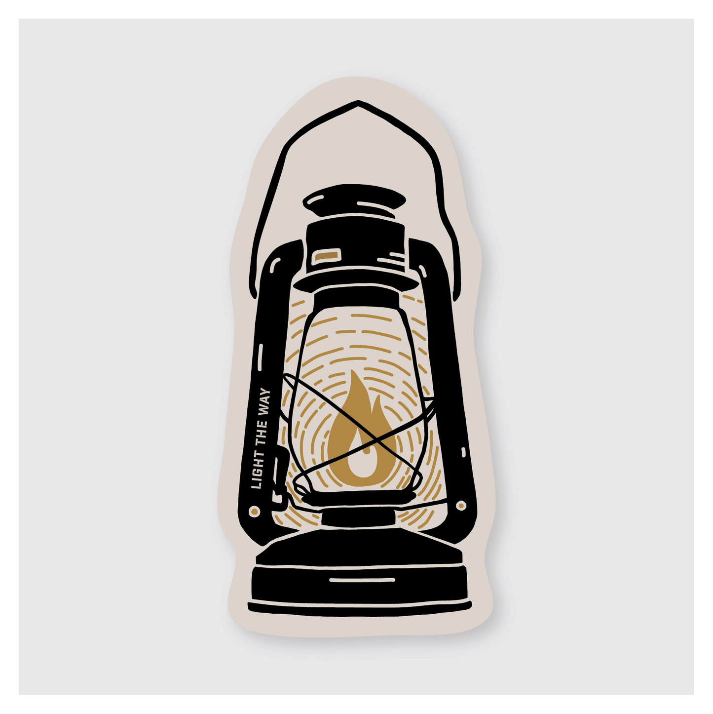 Light The Way Lantern Sticker