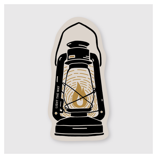 Light The Way Lantern Sticker