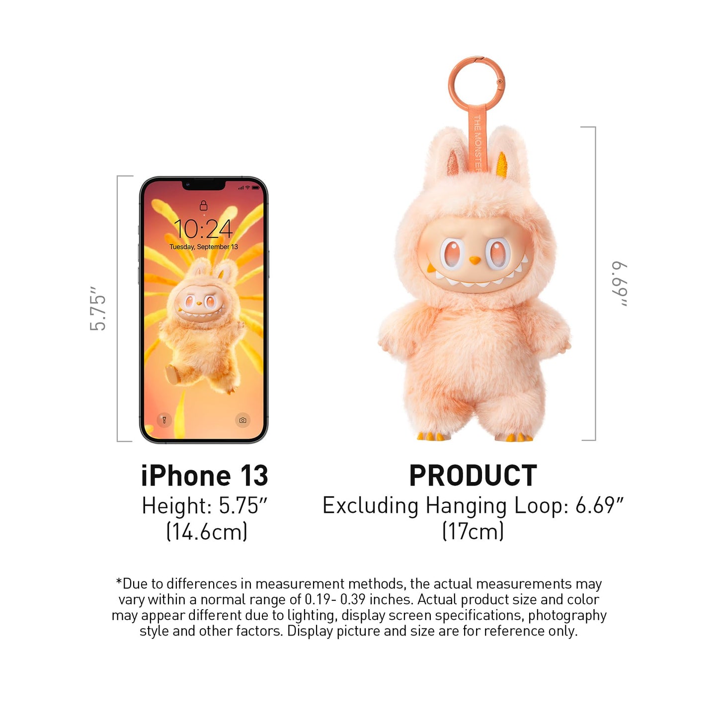 POP MART THE Monsters Big into Energy Series-Vinyl Plush Pendant Blind Box, LABUBU Doll, Blind Box Figures, Plush Keychain, Bag Charms, Random Design Collectible Toys Home Decor, Single Box